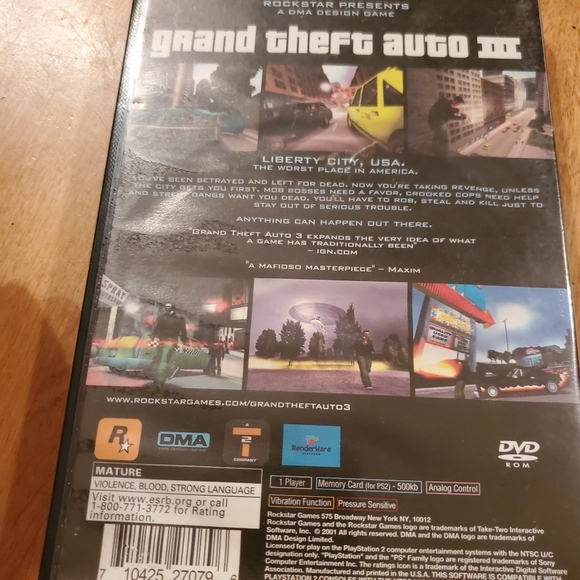 PlayStation 2 Grand Theft Auto III 2002 - Picture 2 of 5